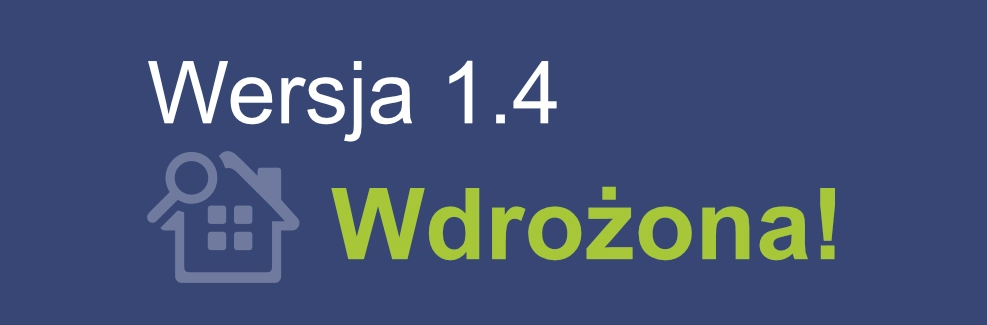 Wersja aplikacji 1.4.0 – uruchomiona