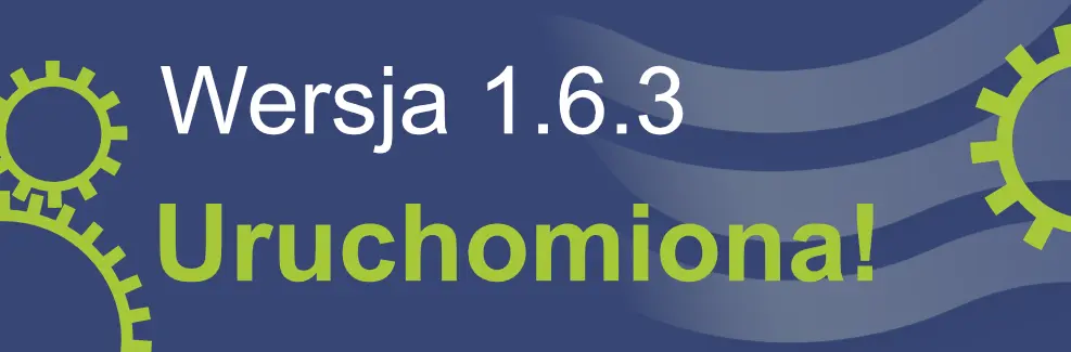 Wersja aplikacji 1.6.3 – uruchomiona